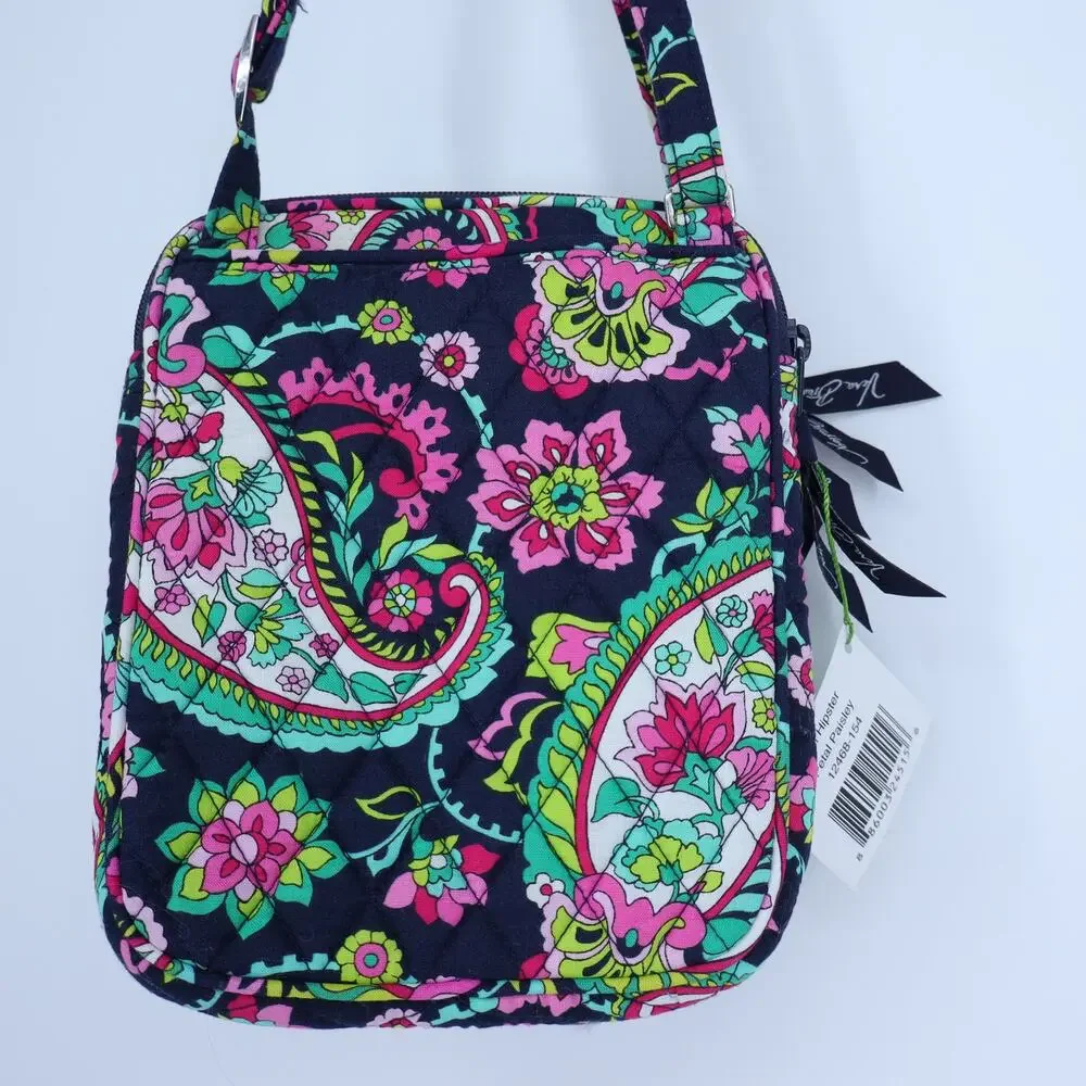 VERA BRADLEY Little Hipster Crossbody Bag Petal Paisley Multicolor NWT Purse